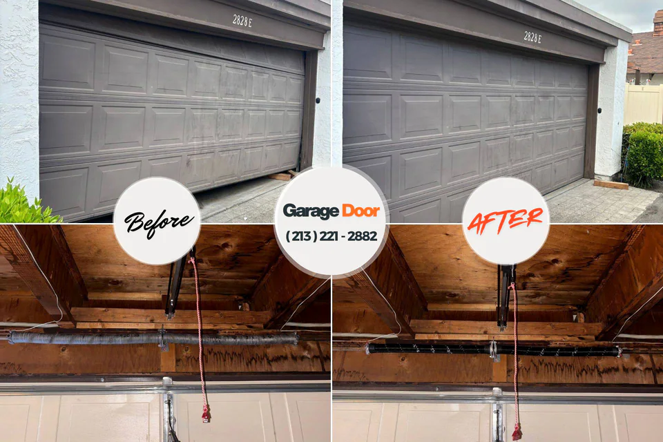 Before and after: garage door repair near me Pace
